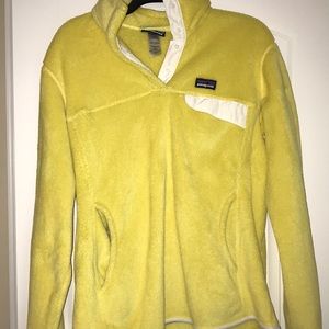Yellow Patagonia pullover